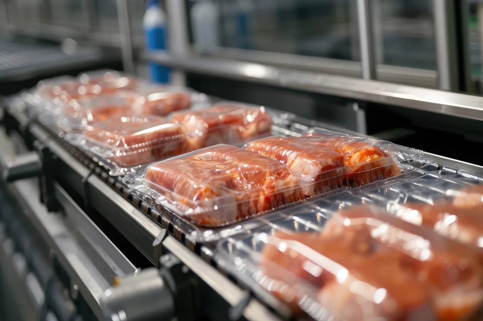 Linia pakująca i gotowe opakowania jako ilustracja standardów jakości folii BHF